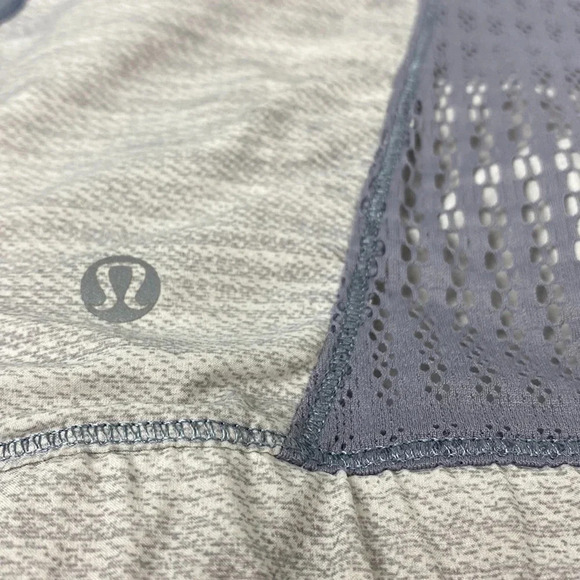 Lululemon Run Nada commuter denim white / fossil jacket athletic size 2 - Picture 9 of 17